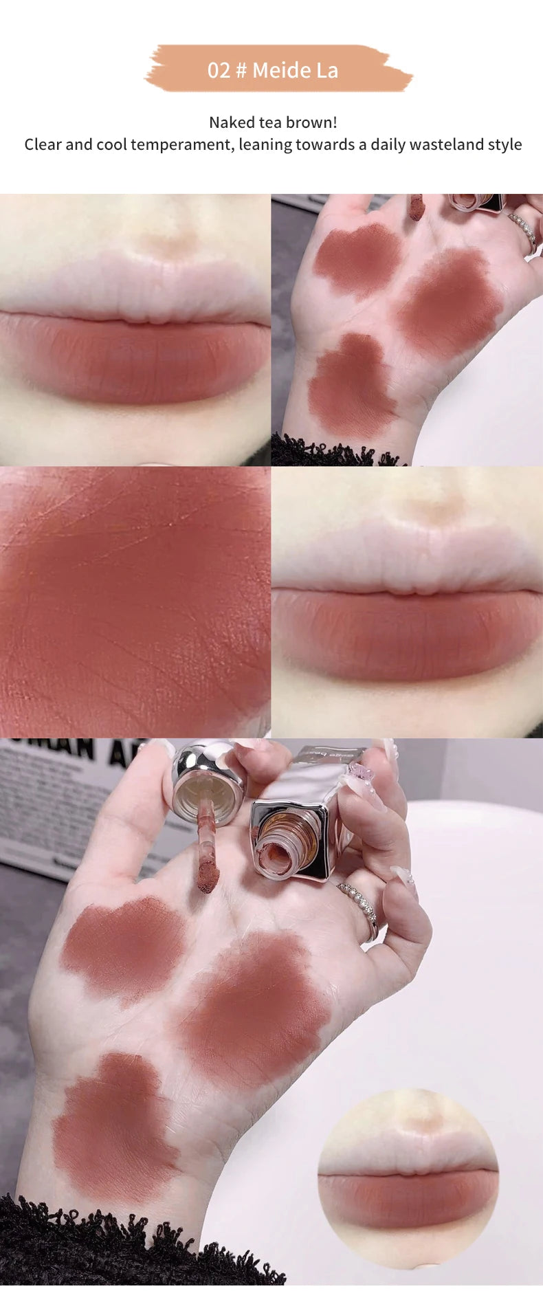 Velvet Matte Mist Lip Glaze - 14