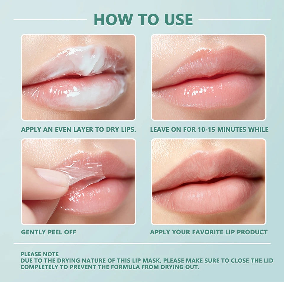 Cooling Peel-Off Lip Mask for Hydration and Smoothing - 12