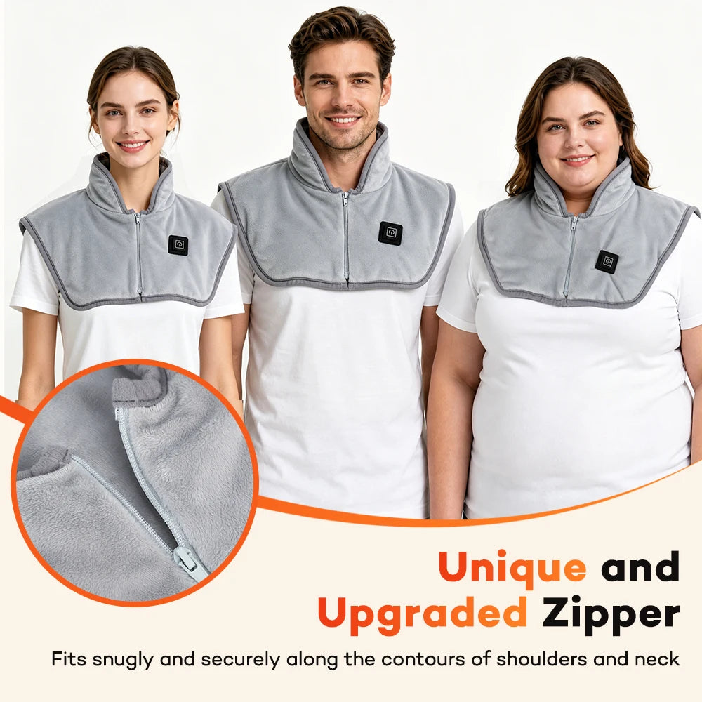 Electric Heated Shoulder and Neck Relief Shawl - 13