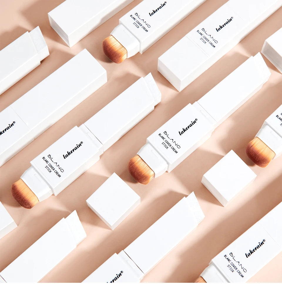 Full Coverage Cream Foundation Stick with Built-in Brush - 19