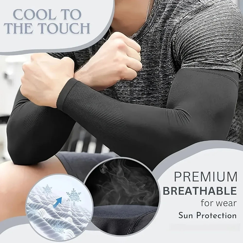 Cooling UV Protection Sun Sleeves for Outdoor Sports - 3