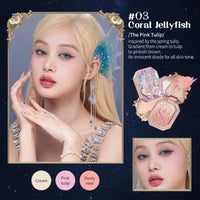 Gradient Mermaid Cheek Blush with Matte Finish