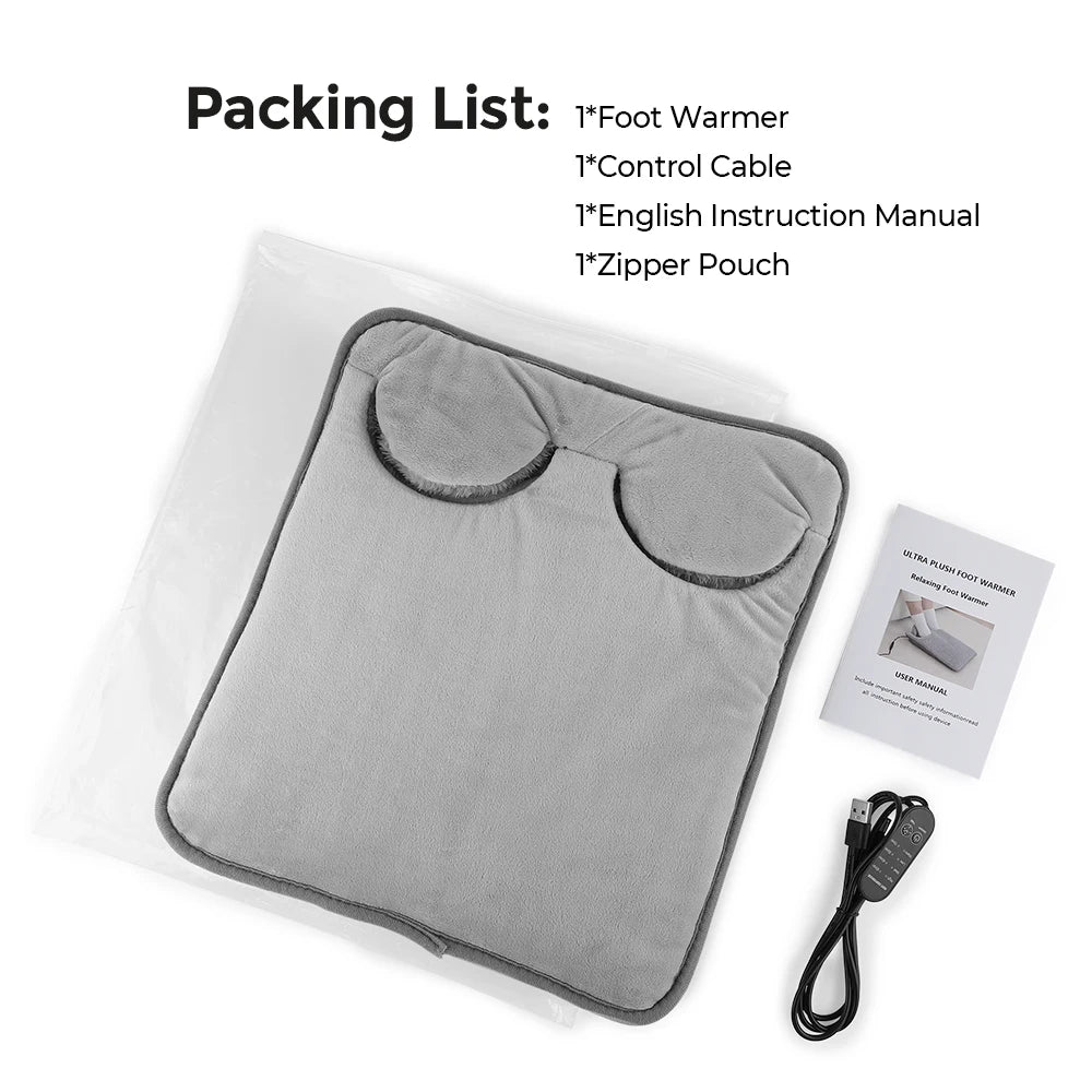 Electric USB Foot Warmer Heating Pad - 13