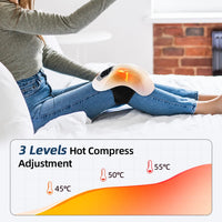 Wireless Heated Knee Massager with Vibration Therapy