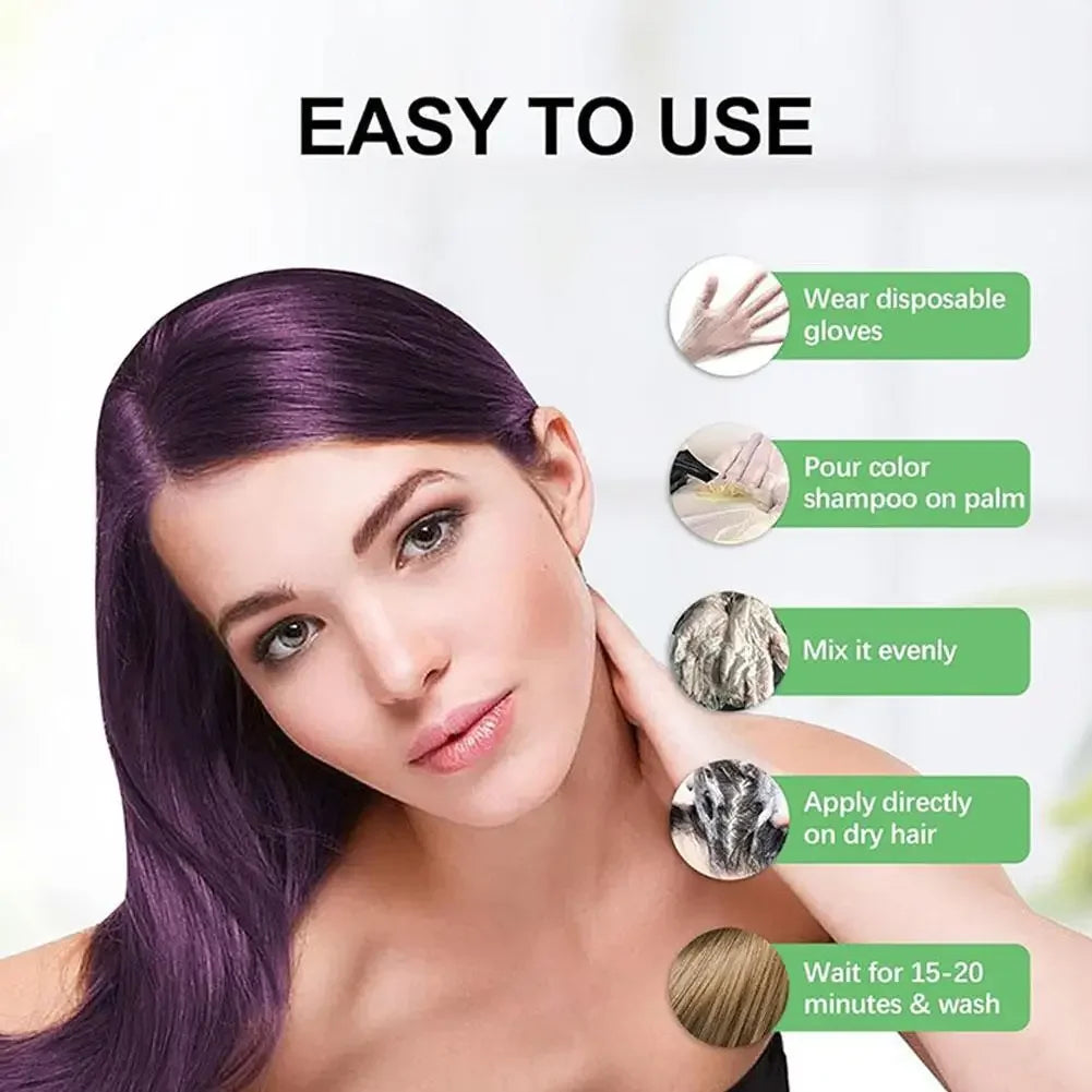 Instant Gray Hair Coverage & Color Shampoo - 3