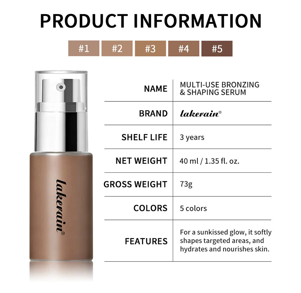 Multi-Use Bronzing and Shaping Serum for Radiant Skin - 18