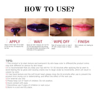 Waterproof Peel-Off Lip Stain Tint