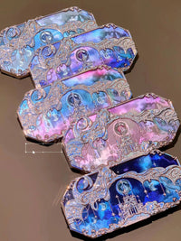 5-Color Mermaid Eyeshadow Palette for Long-Lasting Shimmer