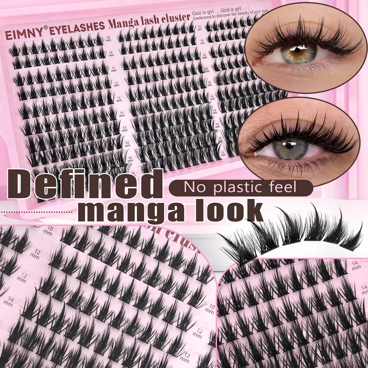 DIY Manga Style Lash Extension Cluster Kit - 5
