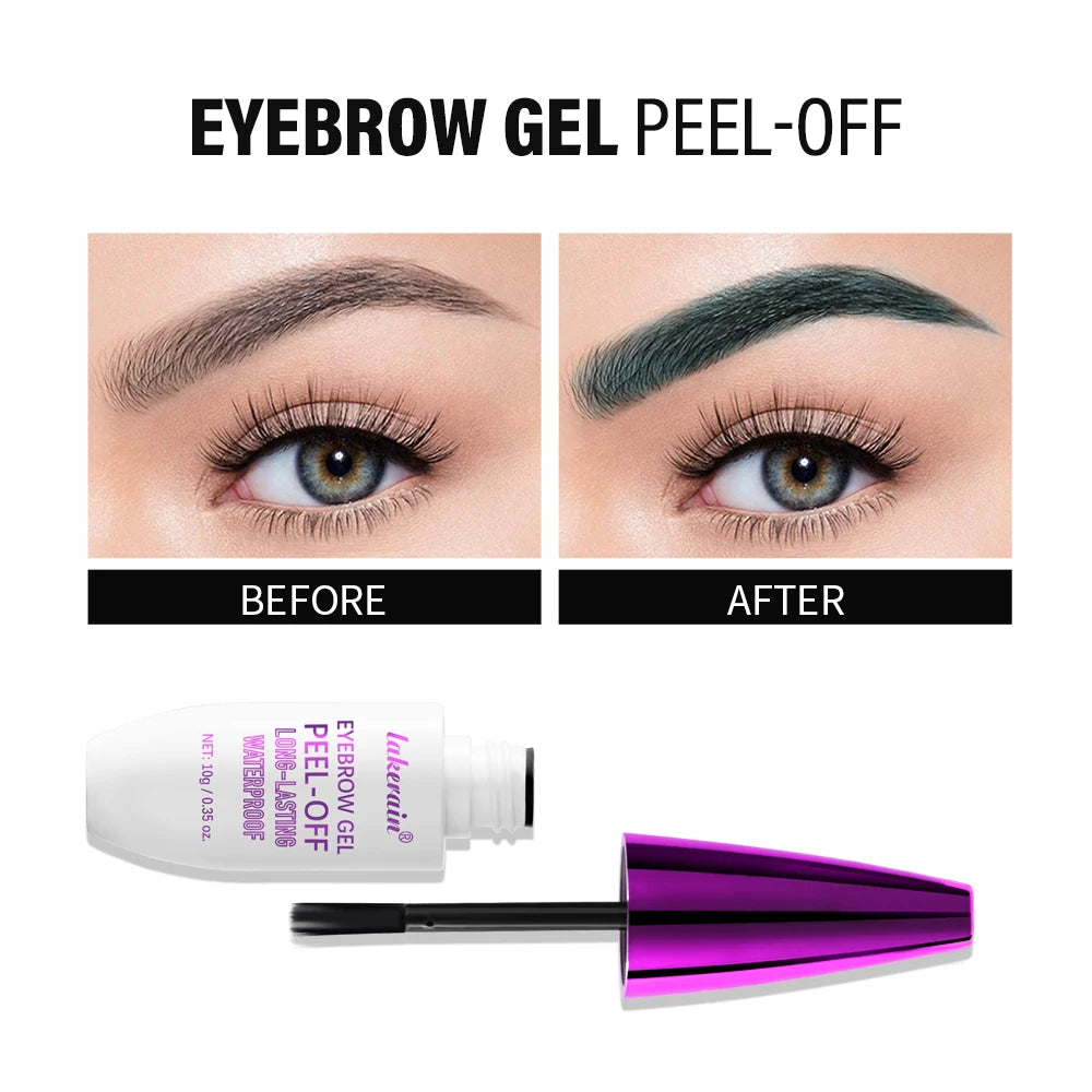 Waterproof Peel-Off Eyebrow Tint Gel for Long-Lasting Brows - 4