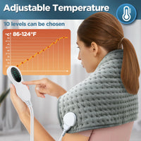 Electric Heating Pad for Back Pain and Muscle Relief