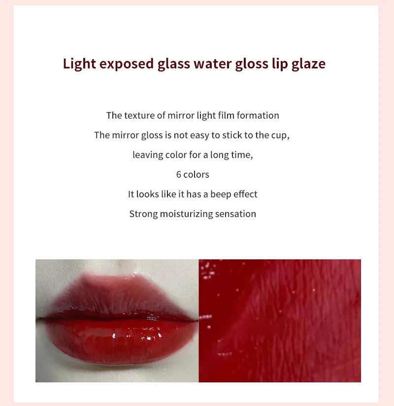 Glass-Finish Moisturizing Lip Gloss - 8