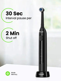 Rechargeable Electric Toothbrush with 4 Replacement Heads
