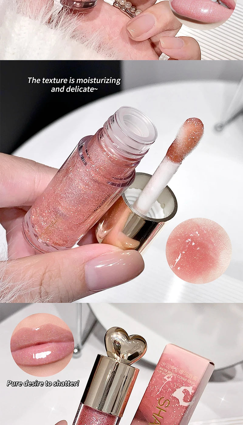Hydrating Pearl Shimmer Lip Gloss - 8
