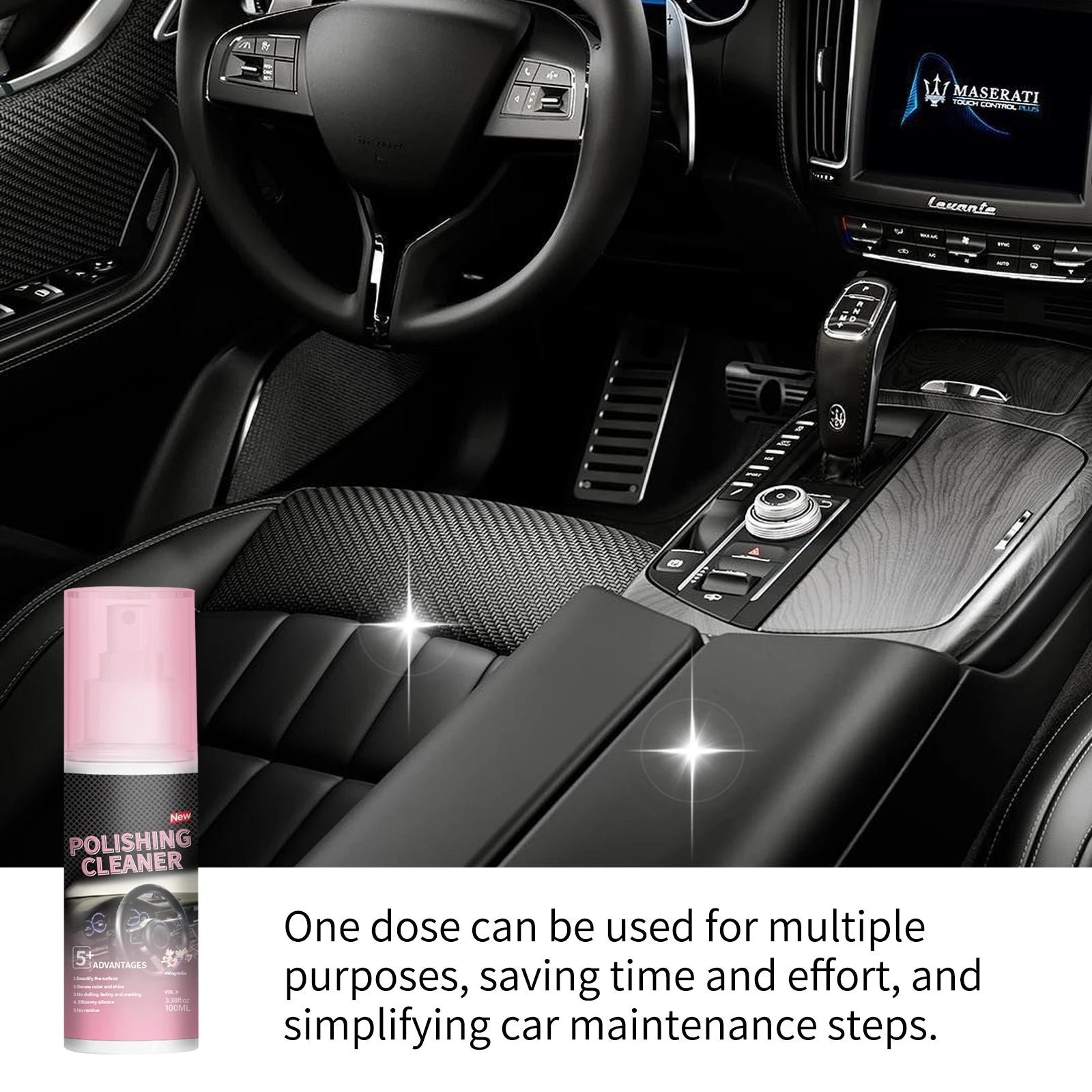 All-in-One Car Interior Restorer and Polishing Cleaner - 9