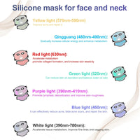 7-Color LED Photon Therapy Mask for Face and Neck