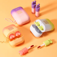 Velvet Matte Liquid Lipstick Set in Portable Charging Case