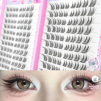 Reusable Glue-Free Cluster Lashes for Natural Daily Look