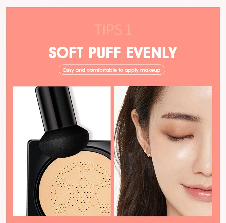 Mushroom Head Air Cushion Foundation and Concealer - 12