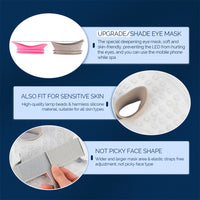 Flexible Silicone LED Light Therapy Mask for Face and Neck