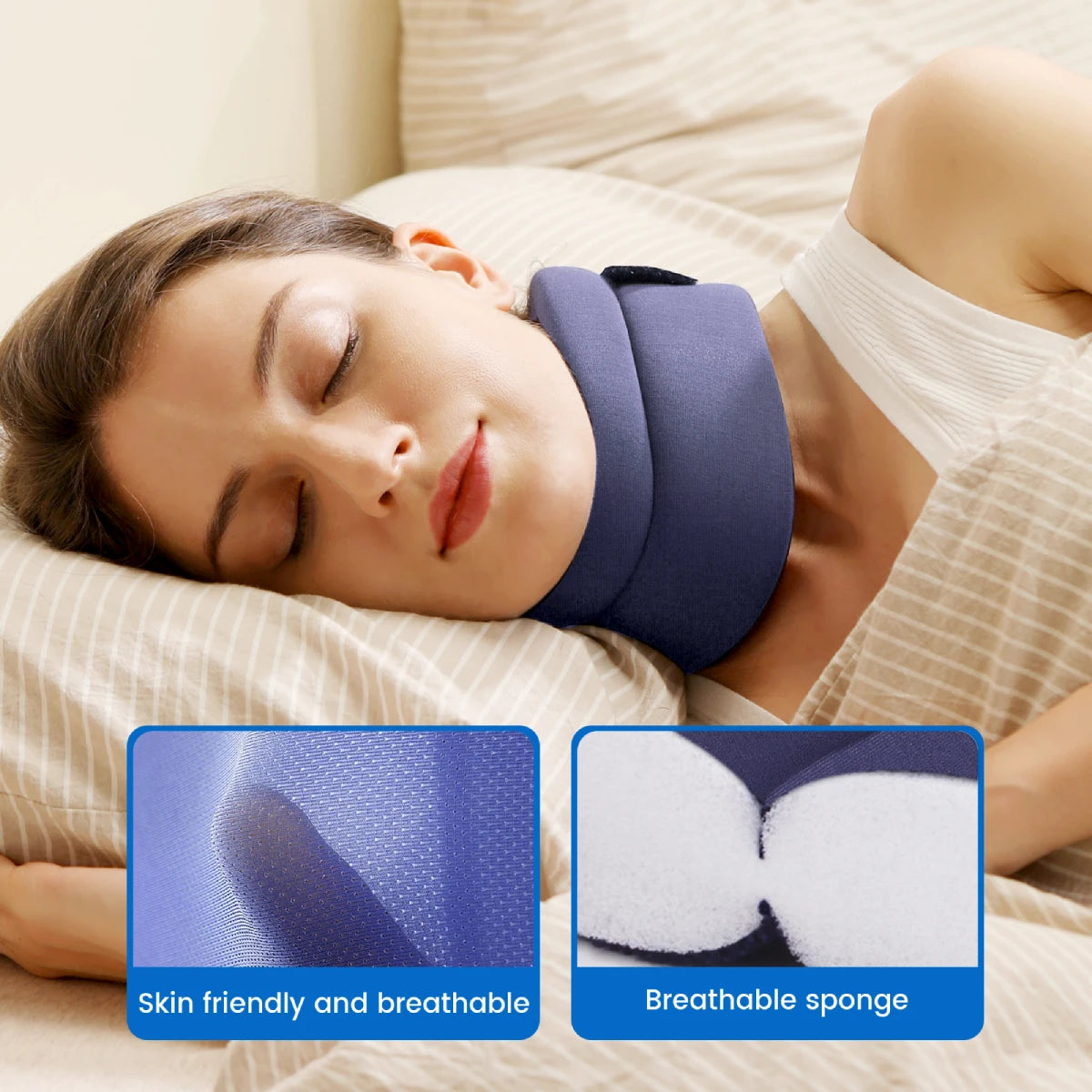 Adjustable Foam Cervical Neck Support Brace for Pain Relief - 3