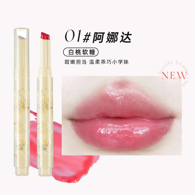 Mirror Shine Heart Shape Moisturizing Lipstick Pencil - 29