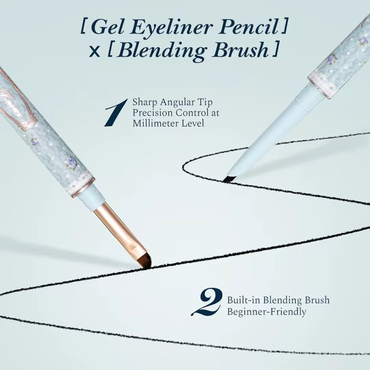 Waterproof Smudge-Proof Gel Eyeliner Pencil - 3