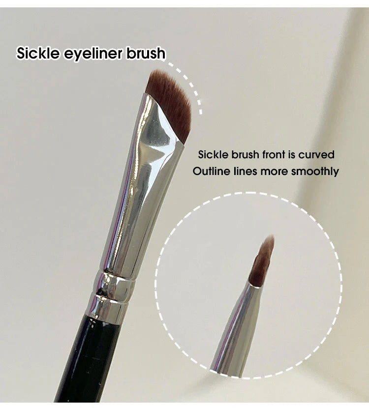 Precision Angled Eyeliner and Brow Brush - 10