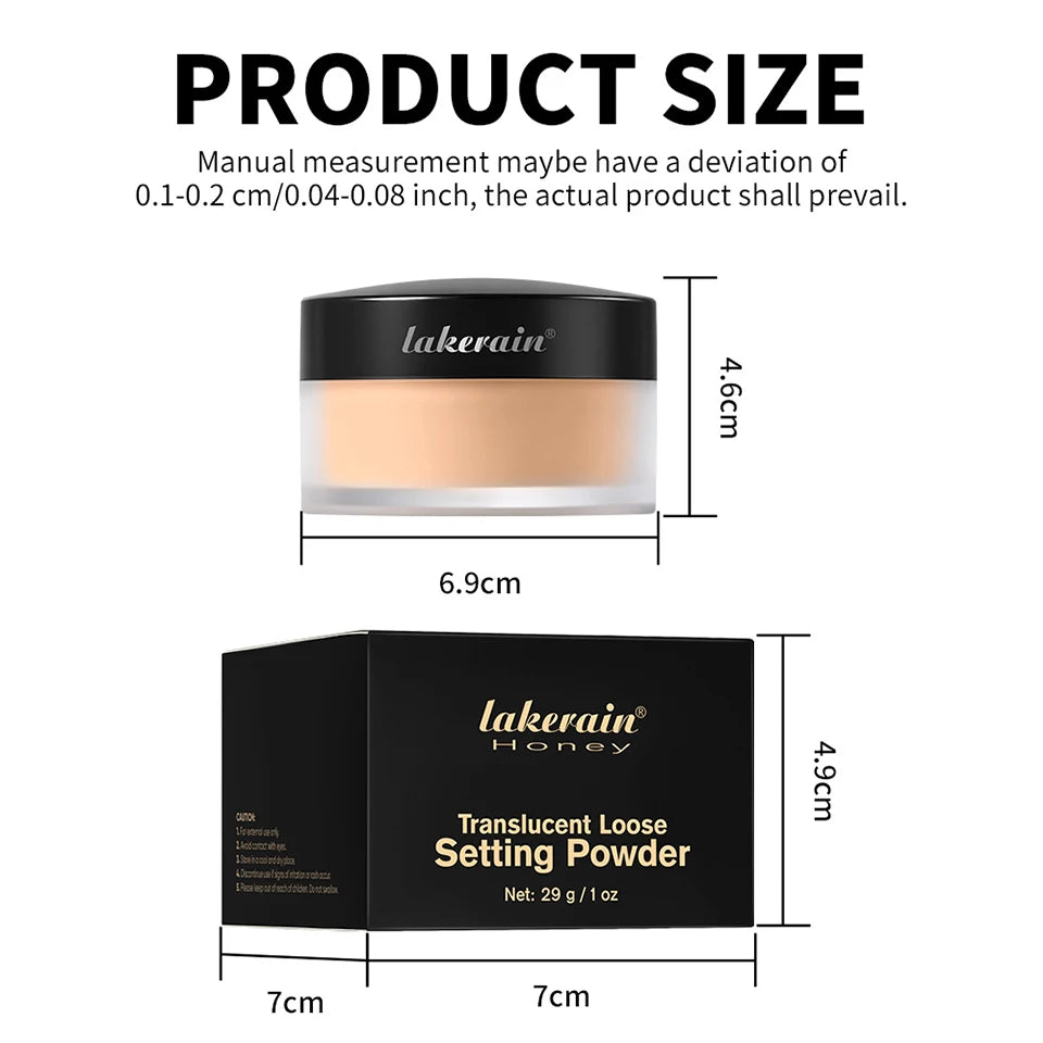 Translucent Loose Setting Powder for Flawless Matte Finish - 16