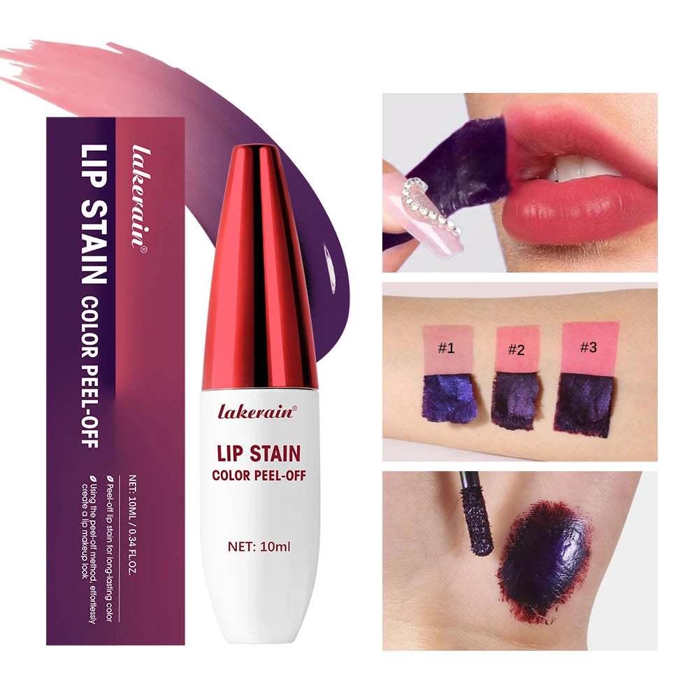 Long-Lasting Peel-Off Lip Stain Tint - 3