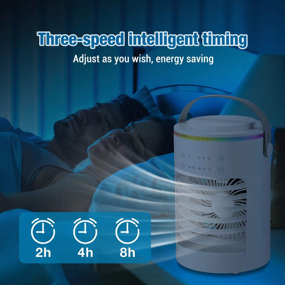 Portable Desktop Air Cooler and Humidifier Fan - 20