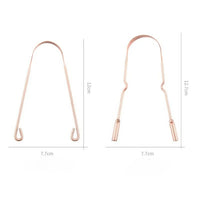 Pure Copper Tongue Scraper for Fresh Breath and Oral Hygiene