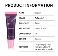 Waterproof Peel-Off Matte Lip Stain