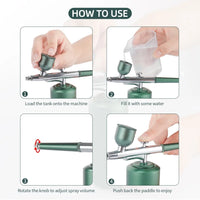 Portable Mini Airbrush Kit for Nail Art and Makeup