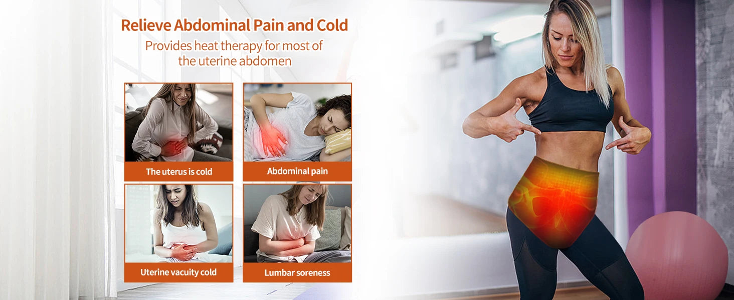 Heated Massage Wrap for Menstrual Cramp Relief - 10