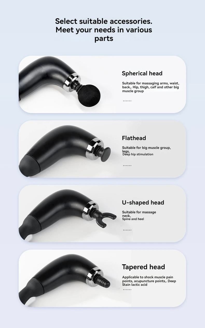 Handheld Electric Muscle Massage Gun for Back and Neck - 11