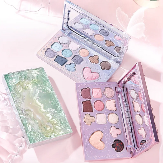 12-Color Neutral Eyeshadow Palette for Everyday Makeup