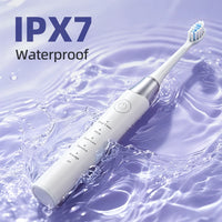 Sonic Electric Toothbrush with 5 Cleaning Modes and 4 Brush Heads