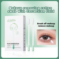 Pre-Soaked Makeup Remover Cotton Swabs for Precision Cleaning