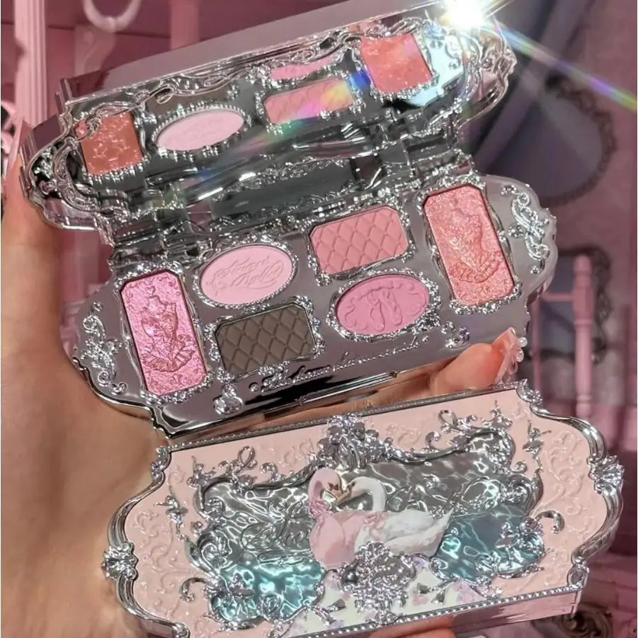 6-Color Swan Ballet Eyeshadow Palette - 4