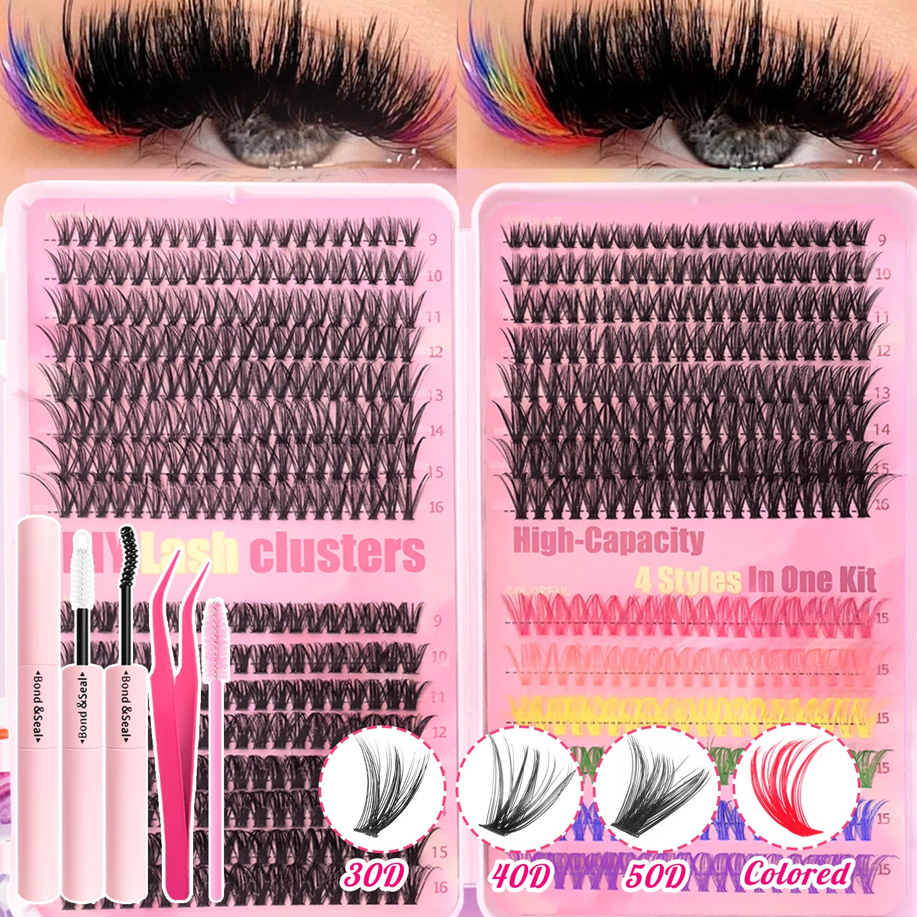 DIY Individual Lash Cluster Extension Kit - 11