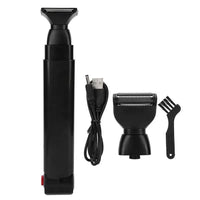 Adjustable Long-Handle Back Hair Shaver for Men