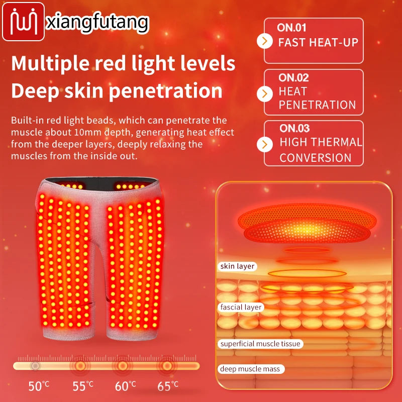 Red Light Heating Hip Massager for Pain Relief - 5