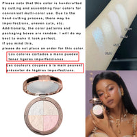Embossed Shimmer Face Highlighter Palette
