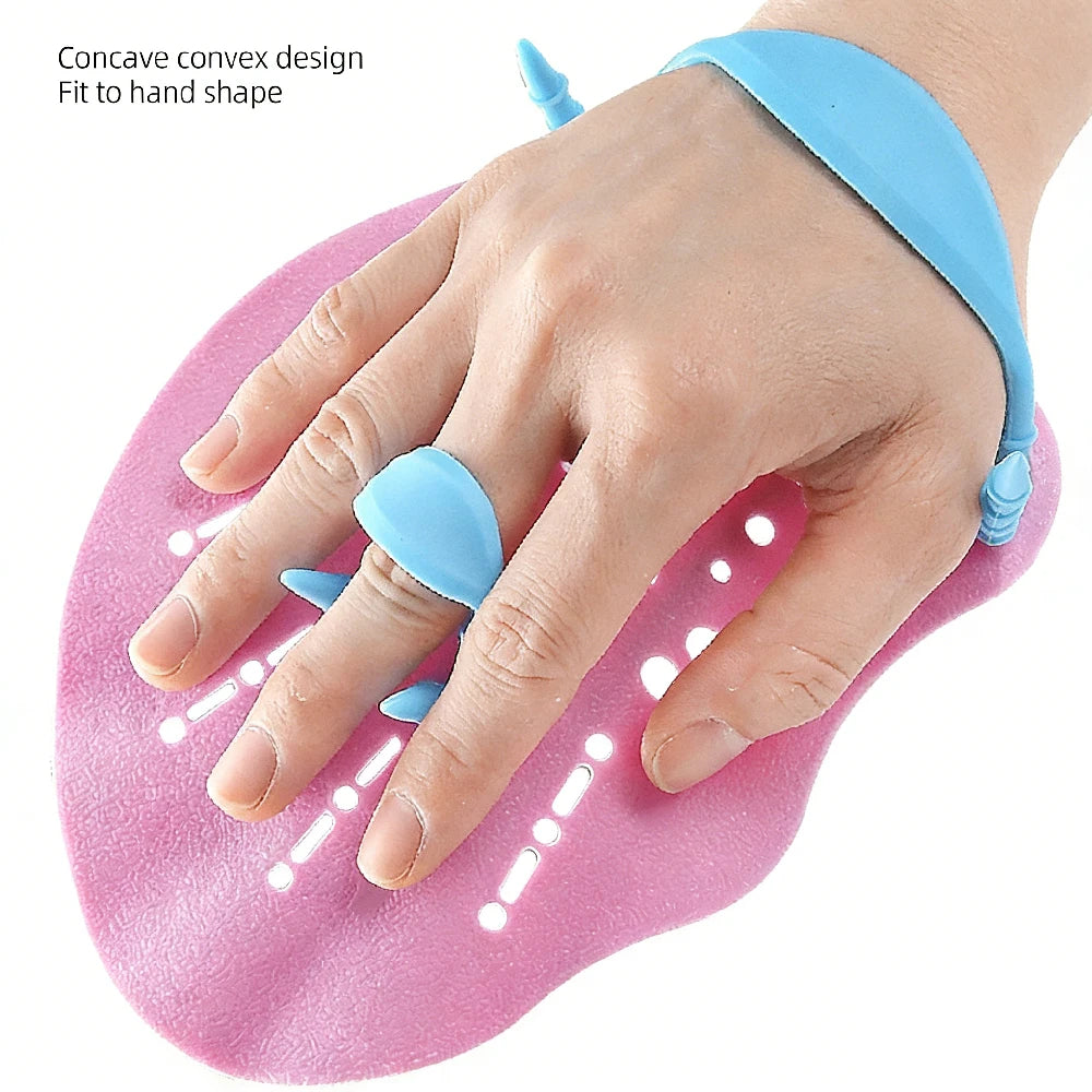 Swimming Training Hand Paddles with Adjustable Straps - 7
