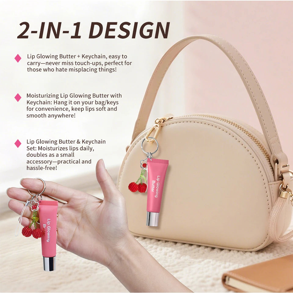 Hydrating Lip Glowing Butter with Keychain - 10
