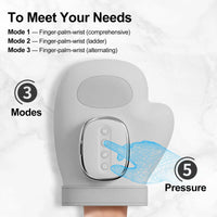 Wireless Heated Hand Massager with Air Compression