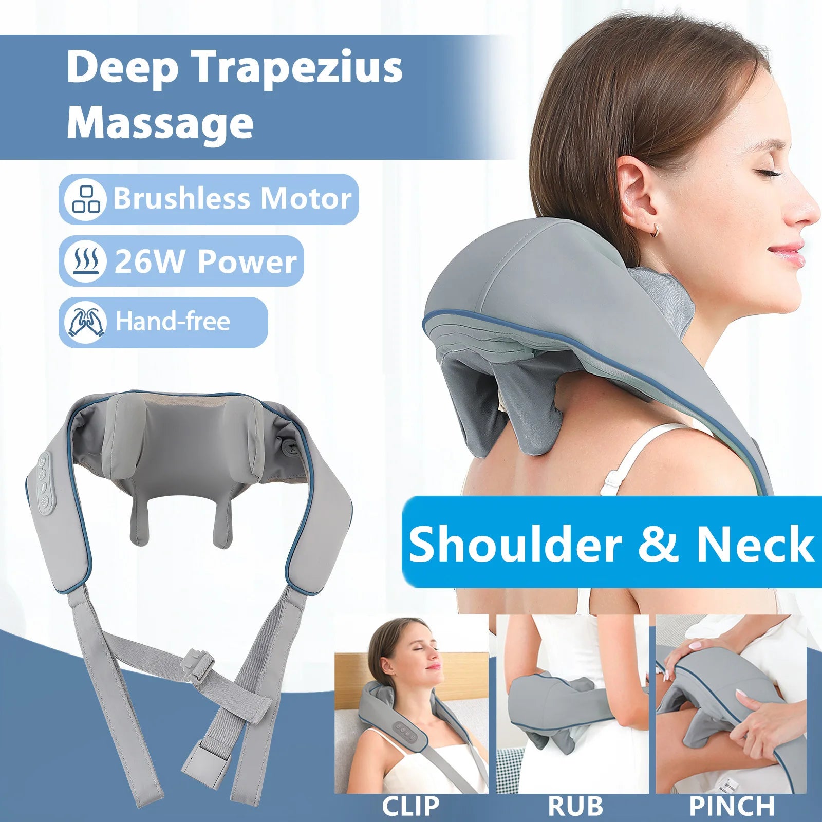 Wireless Deep Tissue Trapezius & Neck Massager - 30