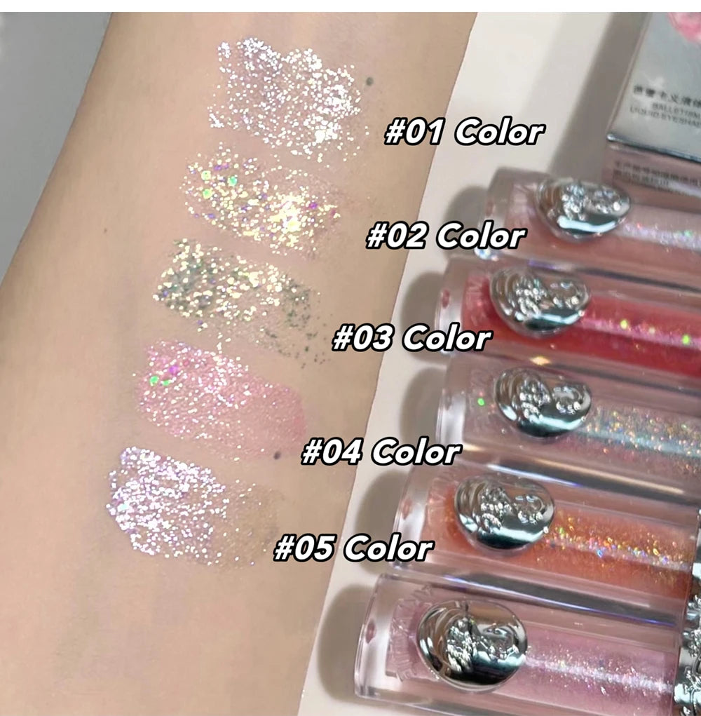 Pearlescent Liquid Glitter Eyeshadow for Radiant Sparkle - 13