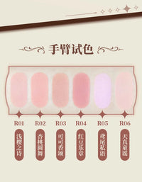 Matte Pigment Face Blush Palette